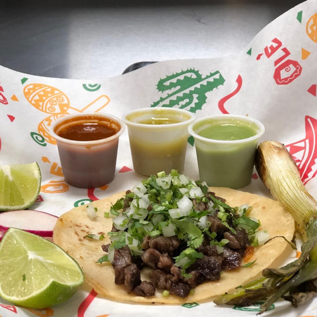 Decorative image of a taco